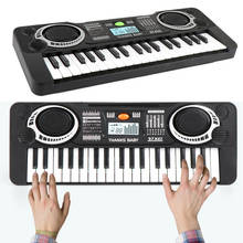 Digital Music Keyboard 37 Keys Keyboard Electronic Organ Black White Musical Instrument for Children Kids 2024 - buy cheap