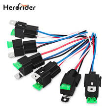 Herorider Switch 30A 4pin Fuse Relay Switch Harness Set 12V DC SPST Automotive Auto Relay With Relay Socket 6pcs 2024 - buy cheap