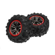 2PCS Hub Wheel Rim & Tires for Xinlehong 9125 1/10 2.4G 4WD RC Car Parts No.25-ZJ02 2024 - buy cheap