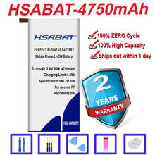 HSABAT-batería para Huawei Ascend P7 P7-L07 L09 L00 L10 L05 L11, 4750mAh, HB3543B4EBW, Envío Gratis 2024 - compra barato