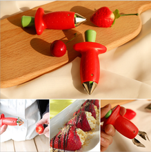 1Pcs Strawberry Huller Metal Tomato Stalks Plastic Fruit Leaf Knife Stem Remover Gadget Strawberry Hullers Kitchen Tool Freeship 2024 - buy cheap