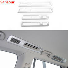 Sansour abs interior do carro superior ar condicionado tomada decoração quadro capa para nissan patrol 2017 up estilo do carro 2024 - compre barato