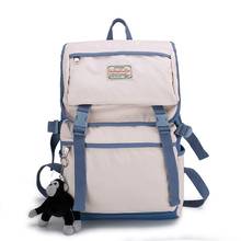 Casual Backpacks Fashion Women Backpack Nylon Backbag College Student Kawaii School Bag For Teenager Girl Lady Book Bag 2024 - buy cheap