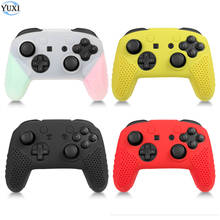 YuXi Soft Silicone Protective Skin Case Cover For Nintend switch pro Controller Rubber Shell Case For Nintend switch Gamepad 2024 - buy cheap