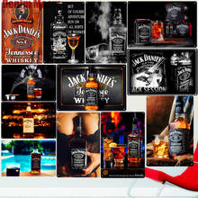 Jack Wine Whiskey Vintage Metal Tin Sign Pub Bar Casino Home Decor Beer Advertising Plate Painting Poster Wall Art Sticker ZSS36 2024 - buy cheap