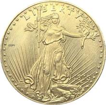 United States America 1915 1915 S Liberty Twenty 20 Dollars Saint Gaudens Double Eagle With Motto In God We Trust Gold Copy Coin 2024 - buy cheap