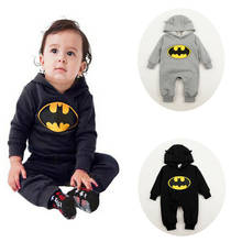 3-24M Baby Boys Girls Hoodie Boy Romper Infant Jumpsuit Toddler Long Sleeve Rompers One-piece Sleepwear Kids Clothes Kid Outfits 2024 - buy cheap