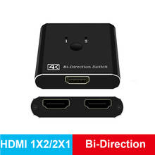 Divisor HDMI 4K interruptor HDMI bidireccional 1x2/2x1 Adaptador HDMI Switcher 2 en 1 out HDMI Switcher 2024 - compra barato