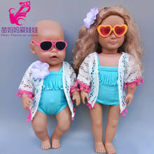 18-inch summer swimsuit suit suitable for 43cm baby doll one-piece suit doll accessories 2024 - buy cheap