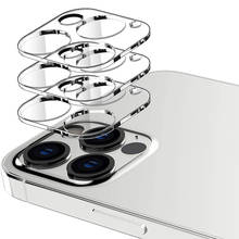 Capa de proteção de lente de câmera para iphone, tampa transparente para iphone 12 mini 11 pro max x xs xr 7 8 plus se 2020 12pro 2024 - compre barato