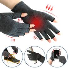 Lightweight Design Lighten Arthritis Pressure Health Gloves High Elastic Breathable Rehabilitation Half Finger Gloves Wholesale 2024 - buy cheap