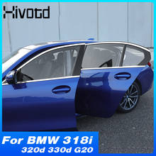 Window Cover Trim Exterior Accessories Stainless Steel Decoration Car Modification Parts For BMW 318i 320d 330d G20 2020 2021 2024 - buy cheap