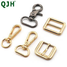 6PS Golden Metal Bag Strap Buckles Lobster Clasp Collar Carabiner Snap Hook Handbag DIY KeyChain Bag Part Accessories Snap Hooks 2024 - buy cheap