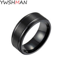 Кольцо простое Золотое для мужчин и женщин, эксклюзивное обручальное кольцо для пары, Подарочная бижутерия, 8 мм, 2019 2024 - купить недорого