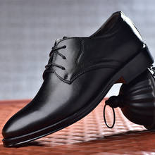 2021 new men dress shoes high quality leather formal shoes men big size 38-48 oxford shoes for men fashion office shoes men 2024 - buy cheap