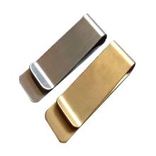 Stainless Steel Brass Banknote Holder Credit Card ID Cash Wallet Money Clips 2024 - compra barato