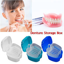 Denture Bath Box Case False Teeth Storage Box with Hanging Net Container Plastic artificial tooth Organizer Storage Boxes 2024 - buy cheap