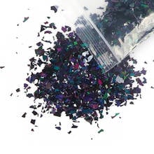 10g Holographic Irregular Glitter Sequins For Nail Design Sparkly Laser Black Shell Flake Manicure Gel Polish Charms Accessories 2024 - buy cheap