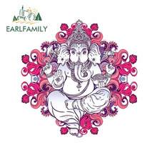 Ganesha Elephant-pegatinas para coche, decoración de parachoques, maletero, calcomanía, accesorios, 13x12,7 cm 2024 - compra barato