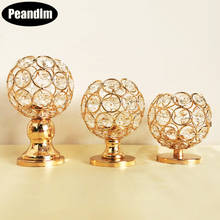 PEANDIM Cute Small Tea Light Candlestick Party Crystal Candelabra Centerpieces Holder Votive Candle Holders Dinner Candlelight 2024 - buy cheap