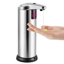 Automatic Soap Dispenser Infrared Touchless Motion Bathroom Dispenser Smart Sensor Liquid Stainless Steel Soap Dispenser 280ml 2024 - buy cheap