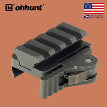 Ohhunt охотничий прицел рельсовое крепление быстросъемное AR-15 M16 Red Dot Riser Adapter Picatinny Weaver Rail Mount 2024 - купить недорого