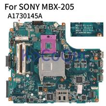 Placa base para ordenador portátil SONY MBX-205, placa base para ordenador portátil SONY VGN-NW11S 238, 71E, 51FB, 310F, MBX-205, A1730145A, M850, GM45, DDR2 2024 - compra barato