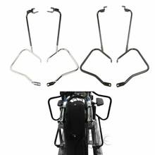 Motorcycle Saddle Bag Saddlebag Bracket Guard Bar For Harley Touring Road King FLHR Street Glide FLHX 2014-2022 2021 2020 2019 2024 - buy cheap