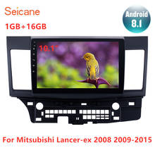 Seicane-sistema multimídia para autos, tela de 9.1 polegadas, android 10.1, com tela de toque, rádio estéreo, gps, para mitsubishi lancer-ex 2008 1994-2010 2024 - compre barato