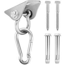 304 Stainless Steel Heavy Duty Hammocks Suspension Ceiling Hook Swivel Hammock Hooks Swing Chairs Hooks Hammock accessories 2024 - buy cheap