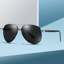 Gafas de sol polarizadas de diseño de marca para hombre, lentes clásicas de Metal para conducir, con revestimiento, UV400 2024 - compra barato