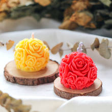 Romantic rose flower candle mold handmade soap molds for candle making soap making baking mould 2024 - buy cheap