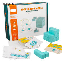 7 pçs/set crianças cubo de madeira 3d modelo de construção 60 níveis espaço lógica pensamento formação brinquedos montessori jogo quebra-cabeça pré-escolar 2024 - compre barato