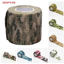 4.5m Camouflage Elastic Wrap Tape Hunt Disguise Elastoplast Self Adhesive Sports Protector Knee Finger Ankle Athletic Bandage 2024 - buy cheap