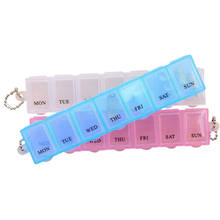 7 Days Weekly Tablet Pill Medicine Box Holder Storage Organizer Container Case Pill Box Splitters Random Color 2024 - buy cheap