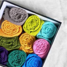 Summer Color Muslim Crinkle Hijab Scarf Soft Cotton Headscarf Femme Musulman Islamic Hijab Shawls and Wraps Big Pashmina 2024 - buy cheap