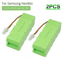 2PCS Vacuum Cleaner Batteries 14.4V 4000mAh Ni-MH NIMH Rechargeable Battery for Samsung Navibot SR8840 SR8895 SR8845 VCR8855 2024 - buy cheap