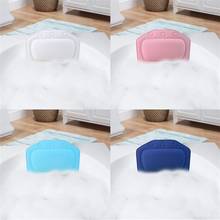 Bathroom Bathtub Soft Bath Pillow Sponge Relaxing Headrest Waterproof Cushion With Suction Cups Bath Pillow With Suction Cups 2024 - купить недорого
