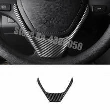 ABS Carbon fibre For Toyota RAV4 RAV 4 2013 2014 2015 2016 2017 Accessories Car Steering wheel Button frame Cover Trim Sticker 2024 - buy cheap