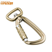 EXCELLENT ELITE SPANKER 1PCS Carabiner Clip Key Ring D Shape Buckle Pack Improved Durable Climbing Locking Carabiner 2024 - buy cheap