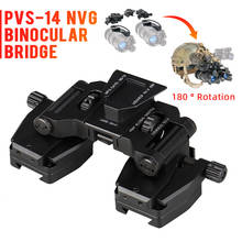 Adaptador de montaje táctico Canis Latrans, compatible con puente Binocular de visión nocturna PVS-14, para caza y HS24-0231 2024 - compra barato