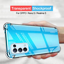 Capa protetora para smartphone, proteção traseira para telefone inteligente, feita em silicone, à prova de choque, para oppo realme c2, a1k, 3, x, k3, 5, 6, 7, x7, pro, x2, x50, 5g, v3 2024 - compre barato