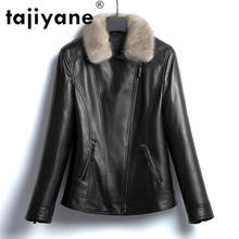 Tajiyane Real Sheepskin Jackets for Women White Duck Down Coats Woman Natural Mink Fur Collar Jacket clothes Ropa Mujer TN1207 2024 - buy cheap