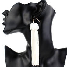 8Seasons Fashion Drop Earrings For Women Colorful Tassel Pendant Exaggerated Jewelry Girl Gift Charms Earrings,1 Pair 2024 - buy cheap