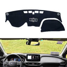 for Hyundai Santa Fe 2019 2020 TM  Dashboard Cover Sun Shade Non-slip Dash Mat Pad Carpet Car Stickers Interior Accessories 2024 - buy cheap