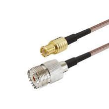 MCX Male To UHF SO239 PL259 Female RF Pigtail Jumper Cable RG316D Double shield Sliver MCX Male Straight to UHF Female RF Cable 2024 - buy cheap