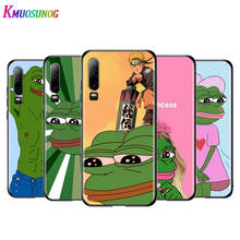 Meme Smug Frog Black Cover For Huawei P40 P30 P20 P10 P9 P8 Lite E 5G 2017 2019 Pro Plus Phone Case 2024 - buy cheap