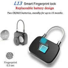 TWISTER.CK Fingerprint Lock Smart Keyless Anti-Theft Potable Padlock for Travel Suitcase Bicycle with 10 Sets of Fingerprints 2024 - buy cheap