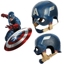 Coslive Captain America 3 Mask Civil War Resin Helmet Cosplay Costume Props Movie Replica Halloween Adults 2024 - buy cheap