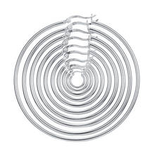 ZEMIOR 925 стерлингового серебра разных Размеры, серьги в ретро стиле, креативный дизайн серьги для женщин, модное ювелирное изделие, хит продаж 2024 - купить недорого
